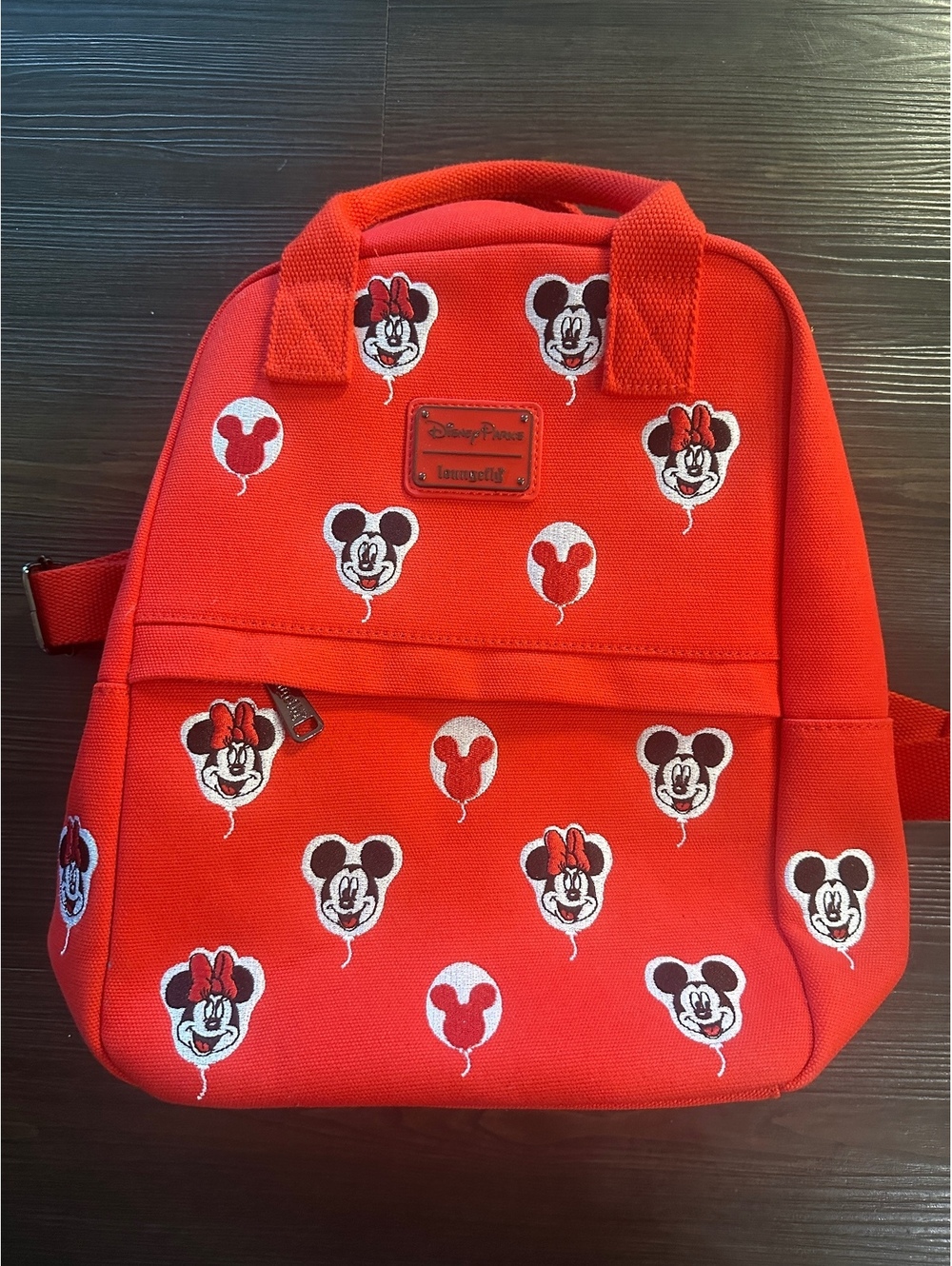 Loungefly Disney Parks Mickey & Minnie Balloons Mini Backpack Red [COPY]
